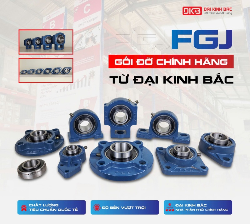 GỐI ĐỠ VÒNG BI FGJ TRONG MÔI TRƯỜNG KHẮC NGHIỆT