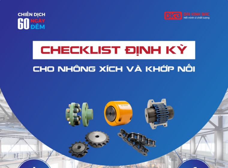 CHECKLIST ĐỊNH KỲ CHO NHÔNG XÍCH VÀ KHỚP NỐI – BẢO TRÌ ĐÚNG CÁCH, VẬN HÀNH BỀN LÂU