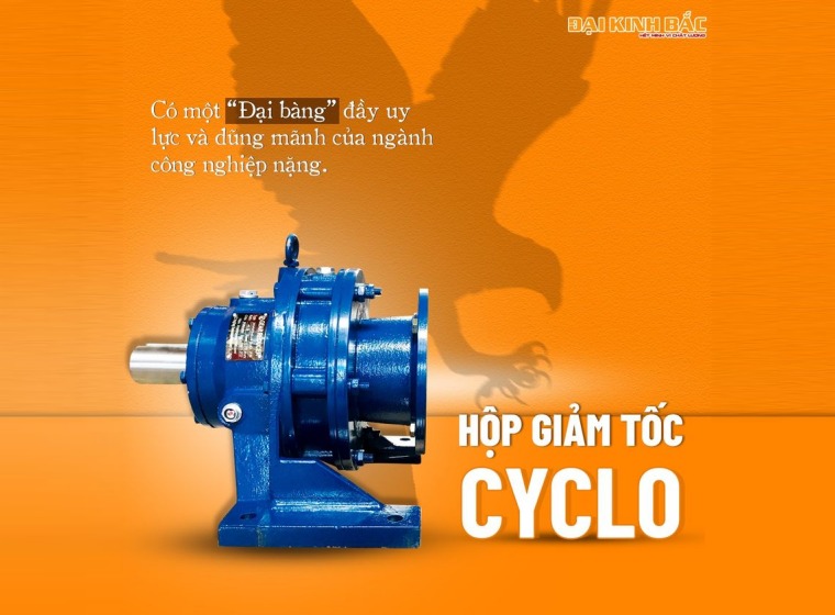 ĐỘNG CƠ GIẢM TỐC CYCLO - GIẢI PHÁP CHO NGÀNH CÔNG NGHIỆP NẶNG