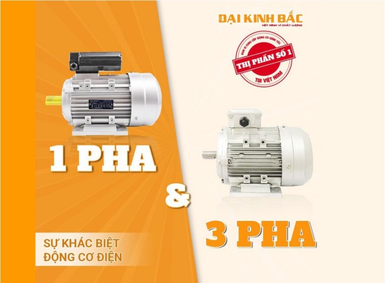 LÀM SAO ĐỂ PHÂN BIỆT MOTOR ĐIỆN 1 PHA VÀ 3 PHA ?