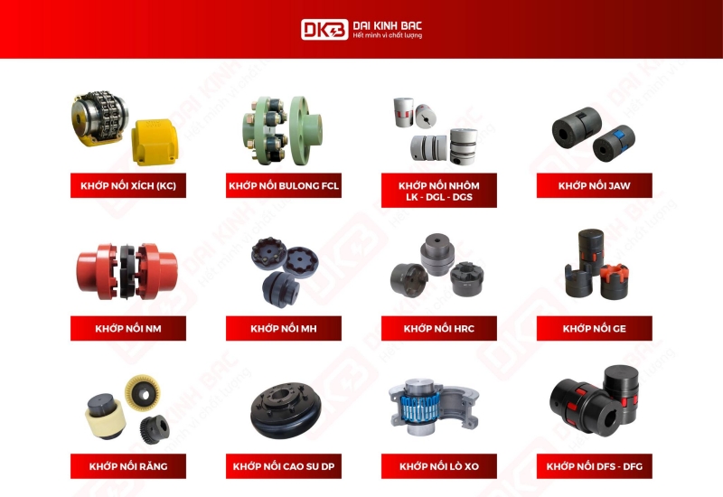KHỚP NỐI TRỤC TỪ NHỎ ĐẾN LỚN, LOẠI NÀO CŨNG CÓ TẠI ĐẠI KINH BẮC