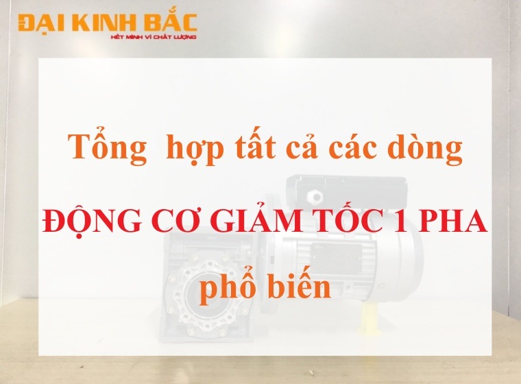 TỔNG HỢP CÁC DÒNG MÔ TƠ GIẢM TỐC 1 PHA PHỔ BIẾN BẠN NÊN BIẾT