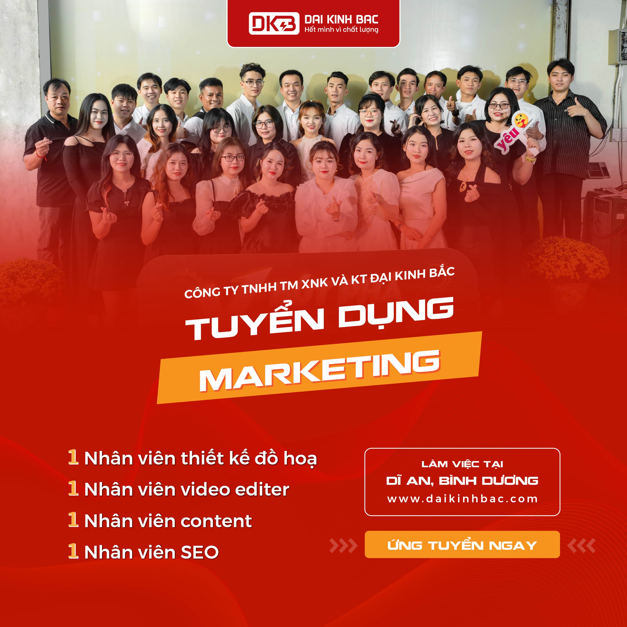 TUYỂN DỤNG MARKETING - 2025