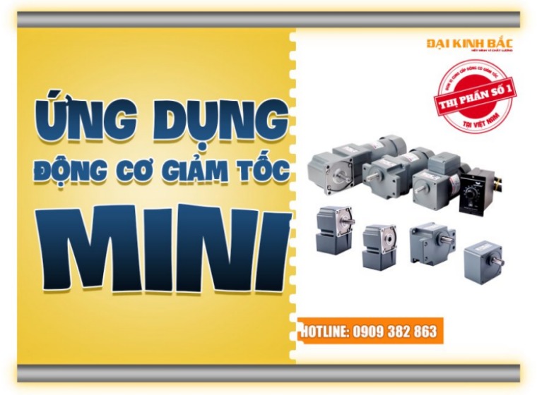 TOP ỨNG DỤNG CỦA ĐỘNG CƠ GIẢM TỐC MINI WANSHSIN