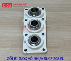 GỐI BI INOX VỎ NHỰA SUCF 208 PL