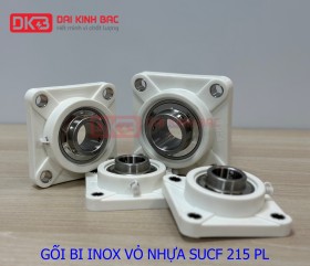 GỐI BI INOX VỎ NHỰA SUCF 215 PL