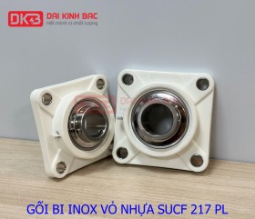 GỐI BI INOX VỎ NHỰA SUCF 217 PL