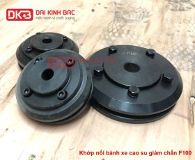 KHỚP NỐI BÁNH XE CAO SU GIẢM CHẤN F100