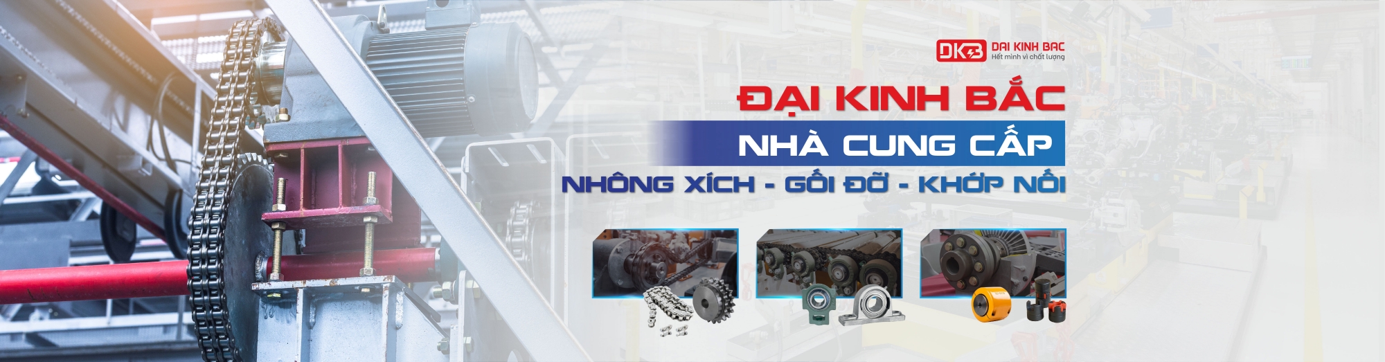 nhông xích - khớp nối - gối đỡ (WEB)