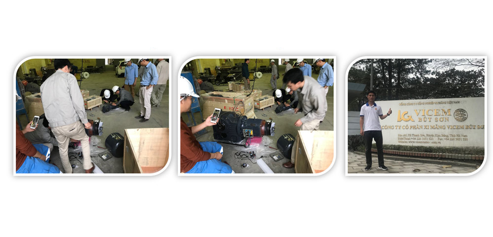 Cung cấp động cơ băng tải cho nhà máy sản xuất xi măng Vicem Bút Sơn